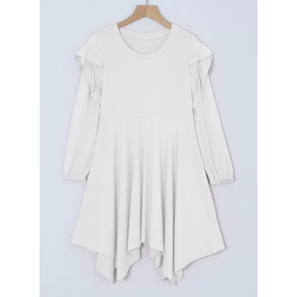 blibean Girl Long Sleeve High Low Dresses Tween Cute Swing Dress Size 6-15 Years