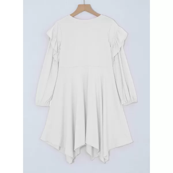 blibean Girl Long Sleeve High Low Dresses Tween Cute Swing Dress Size 6-15 Years