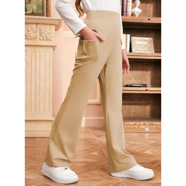 blibean Girls 2024 Flare Leg Pants Teen Uniform Bell Bottoms Size 6-15 Years
