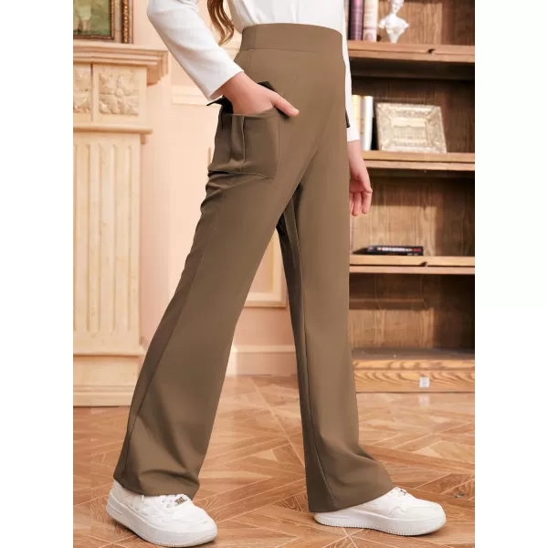 blibean Girls 2024 Flare Leg Pants Teen Uniform Bell Bottoms Size 6-15 Years