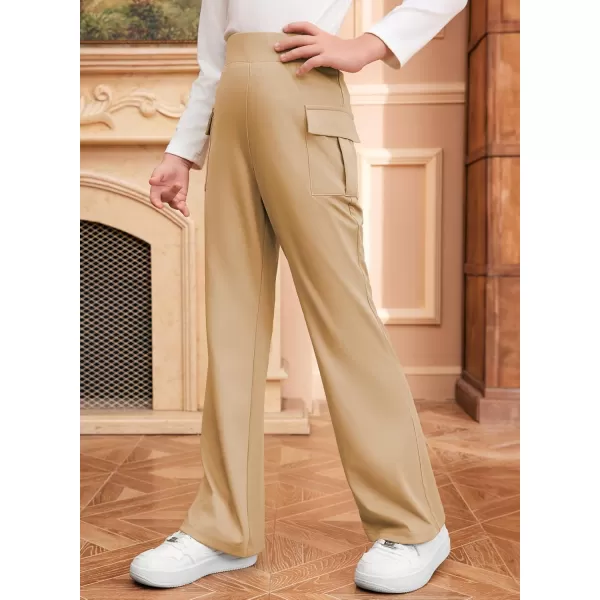 blibean Girls 2024 Flare Leg Pants Teen Uniform Bell Bottoms Size 6-15 Years