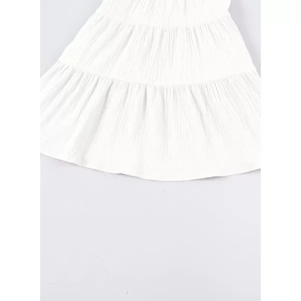 blibean Girls Cotton Long Sleeve Dresses Ruffled Boho Tiered Dress Size 6-15 Years