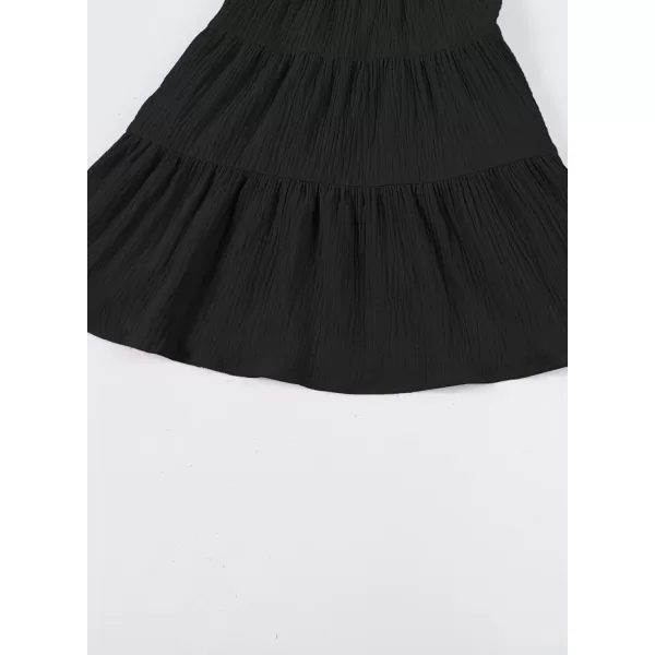 blibean Girls Cotton Long Sleeve Dresses Ruffled Boho Tiered Dress Size 6-15 Years