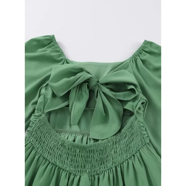 blibean Girls Long Sleeve Tie Back Dress Tween Fall Off Shoulder Dress Size 6-15 Years