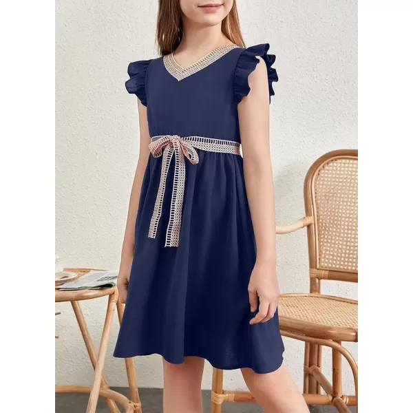 blibean Tween Girls Elegant Dresses Kids Semi Formal Dress Size 6-15 Years