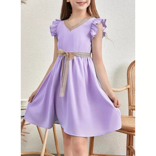 blibean Tween Girls Elegant Dresses Kids Semi Formal Dress Size 6-15 Years