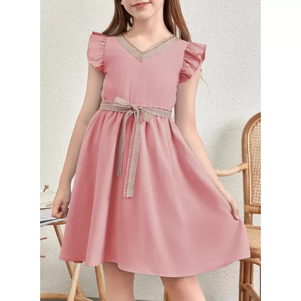 blibean Tween Girls Elegant Dresses Kids Semi Formal Dress Size 6-15 Years