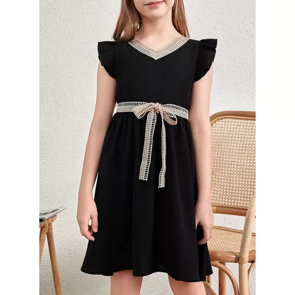 blibean Tween Girls Elegant Dresses Kids Semi Formal Dress Size 6-15 Years