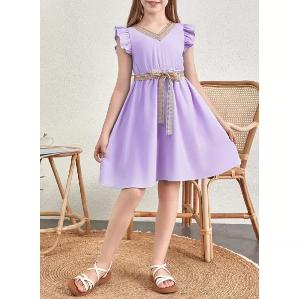 blibean Tween Girls Elegant Dresses Kids Semi Formal Dress Size 6-15 Years
