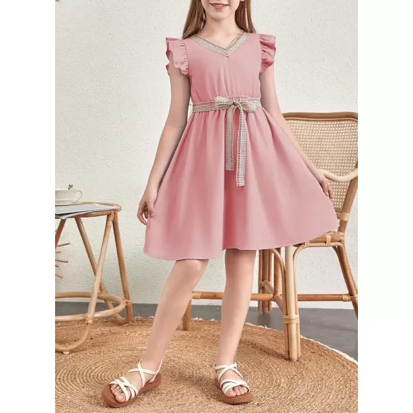 blibean Tween Girls Elegant Dresses Kids Semi Formal Dress Size 6-15 Years