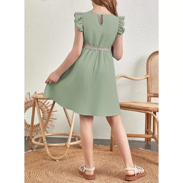 blibean Tween Girls Elegant Dresses Kids Semi Formal Dress Size 6-15 Years