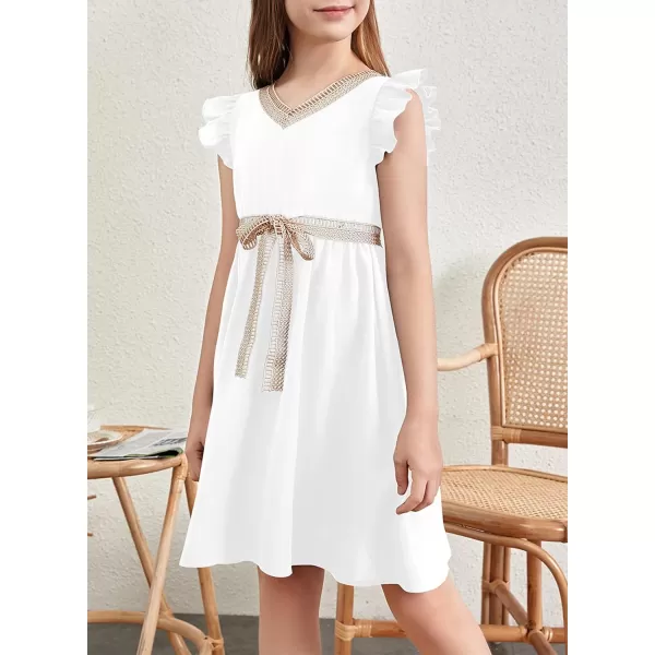 blibean Tween Girls Elegant Dresses Kids Semi Formal Dress Size 6-15 Years