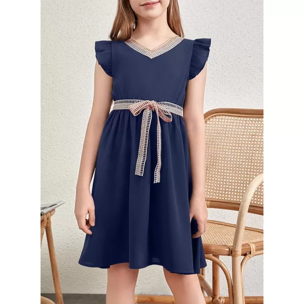 blibean Tween Girls Elegant Dresses Kids Semi Formal Dress Size 6-15 Years