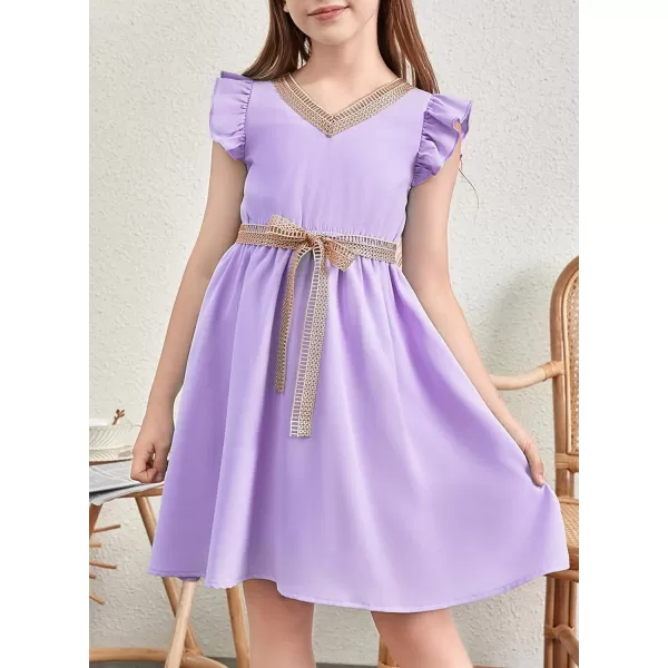 blibean Tween Girls Elegant Dresses Kids Semi Formal Dress Size 6-15 Years