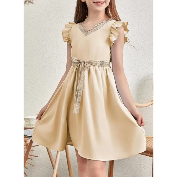 blibean Tween Girls Elegant Dresses Kids Semi Formal Dress Size 6-15 Years