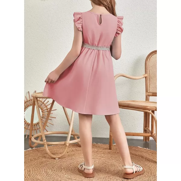 blibean Tween Girls Elegant Dresses Kids Semi Formal Dress Size 6-15 Years