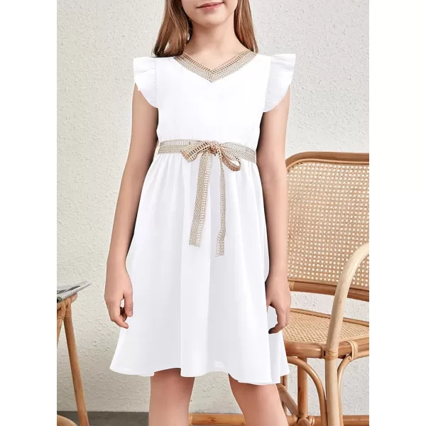 blibean Tween Girls Elegant Dresses Kids Semi Formal Dress Size 6-15 Years