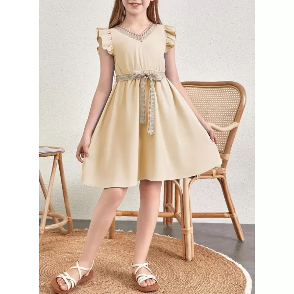 blibean Tween Girls Elegant Dresses Kids Semi Formal Dress Size 6-15 Years
