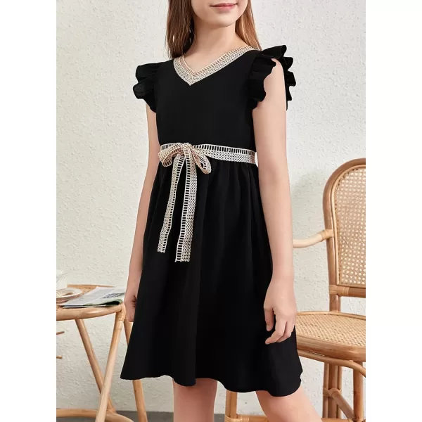 blibean Tween Girls Elegant Dresses Kids Semi Formal Dress Size 6-15 Years