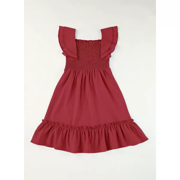 blibean Tween Girls Elegant Ruffle Sleeve Dresses Size 6-15 Years