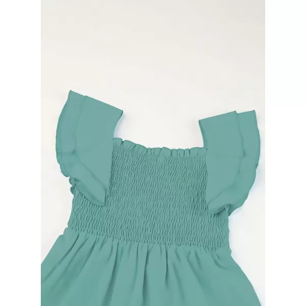 blibean Tween Girls Elegant Ruffle Sleeve Dresses Size 6-15 Years