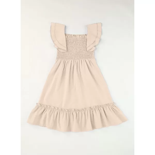 blibean Tween Girls Elegant Ruffle Sleeve Dresses Size 6-15 Years