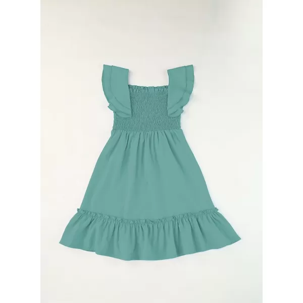 blibean Tween Girls Elegant Ruffle Sleeve Dresses Size 6-15 Years