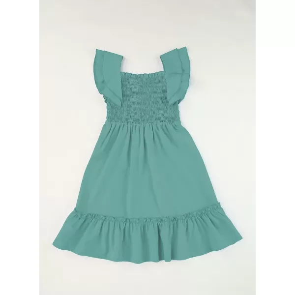 blibean Tween Girls Elegant Ruffle Sleeve Dresses Size 6-15 Years