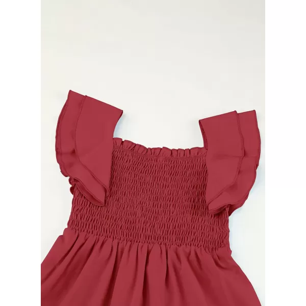 blibean Tween Girls Elegant Ruffle Sleeve Dresses Size 6-15 Years