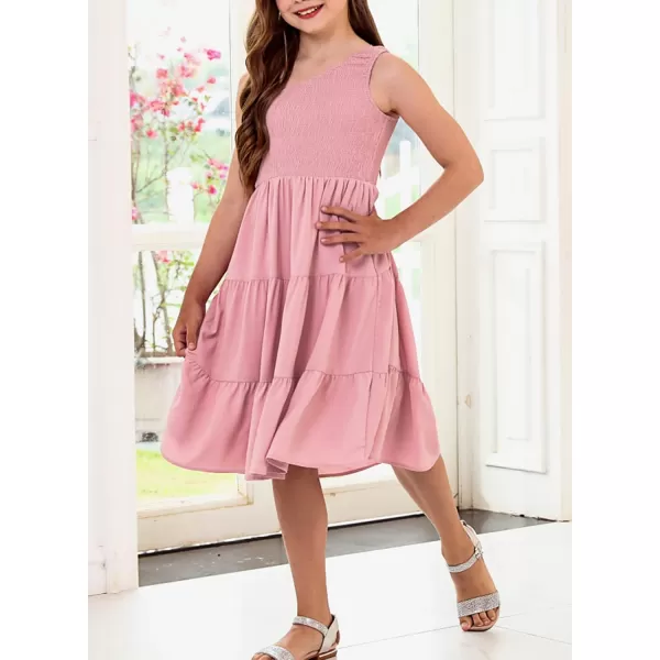 blibean Tween Girls One-Shoulder Dresses Size 6-15 Years Old