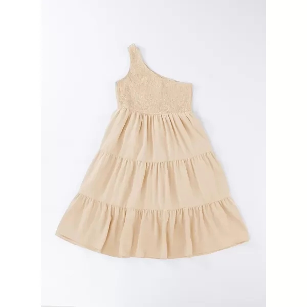 blibean Tween Girls One-Shoulder Dresses Size 6-15 Years Old