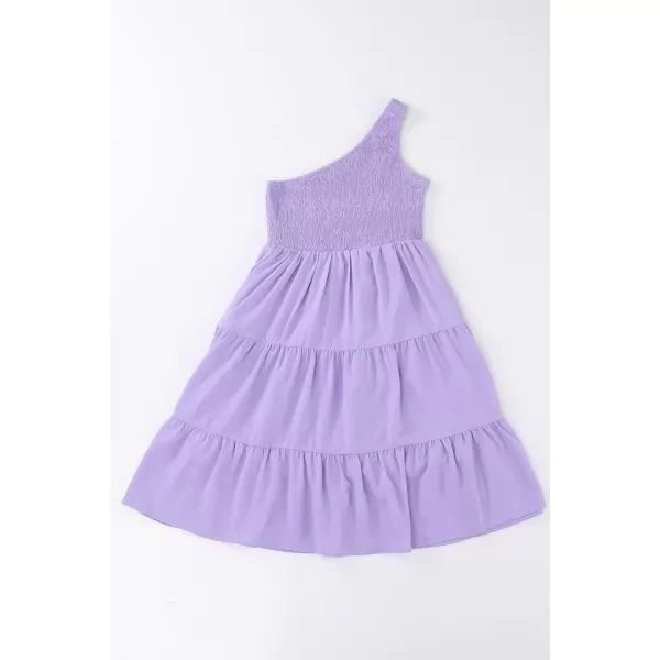blibean Tween Girls One-Shoulder Dresses Size 6-15 Years Old