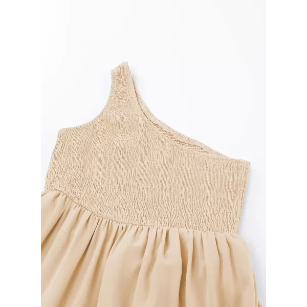 blibean Tween Girls One-Shoulder Dresses Size 6-15 Years Old