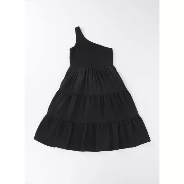 blibean Tween Girls One-Shoulder Dresses Size 6-15 Years Old