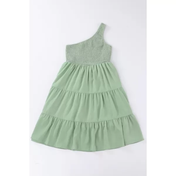 blibean Tween Girls One-Shoulder Dresses Size 6-15 Years Old