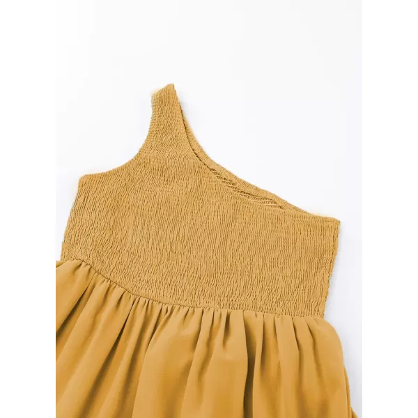 blibean Tween Girls One-Shoulder Dresses Size 6-15 Years Old