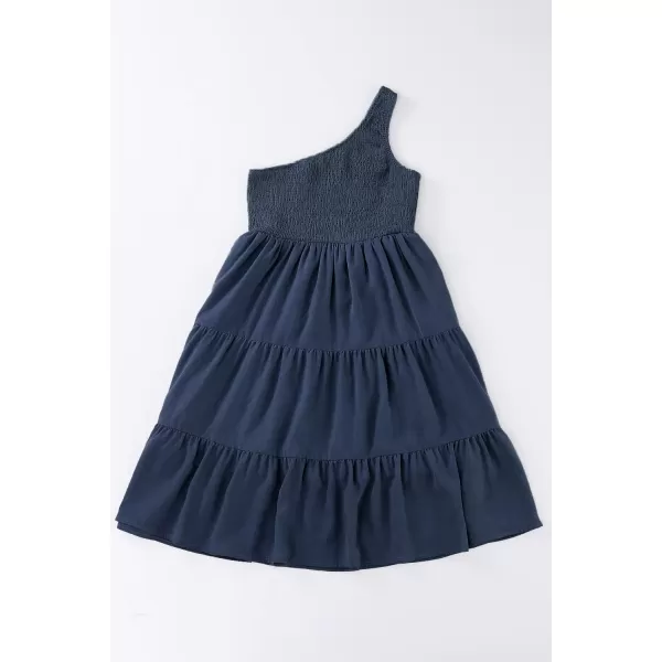 blibean Tween Girls One-Shoulder Dresses Size 6-15 Years Old
