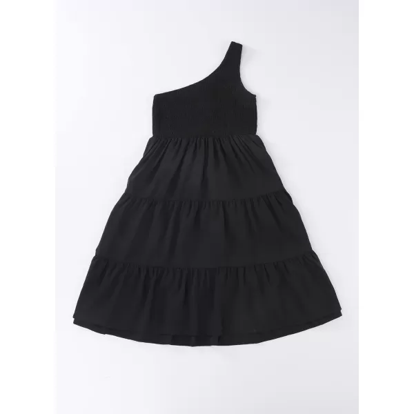 blibean Tween Girls One-Shoulder Dresses Size 6-15 Years Old