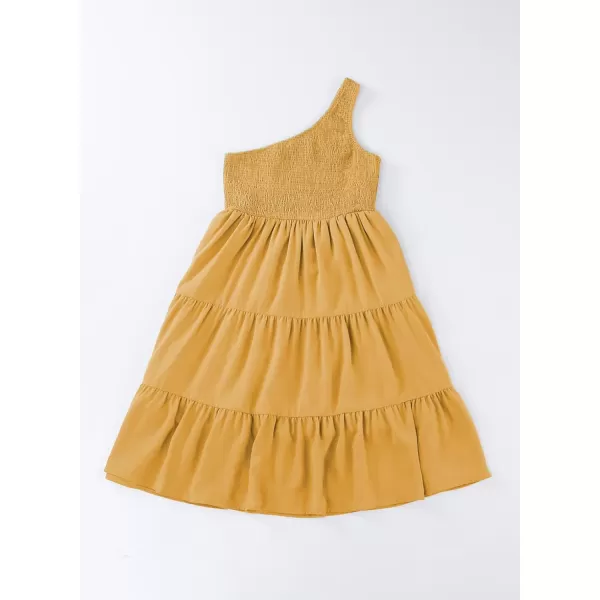 blibean Tween Girls One-Shoulder Dresses Size 6-15 Years Old