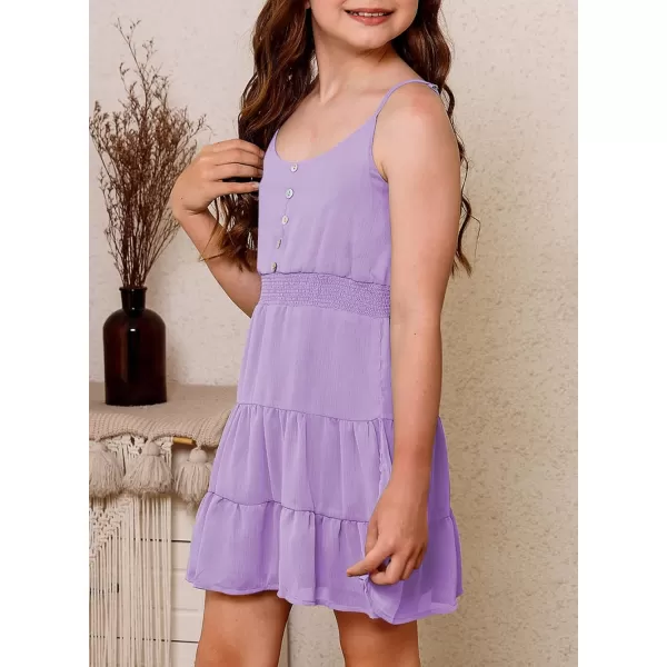 blibean Tween Girls Sundress Adjustable Strap Dress Size 4-13 Years
