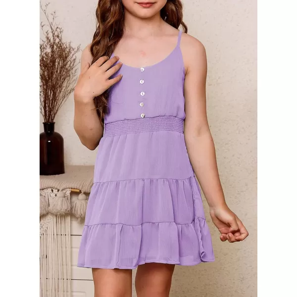 blibean Tween Girls Sundress Adjustable Strap Dress Size 4-13 Years