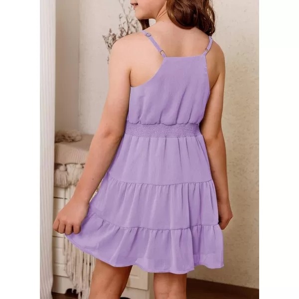 blibean Tween Girls Sundress Adjustable Strap Dress Size 4-13 Years