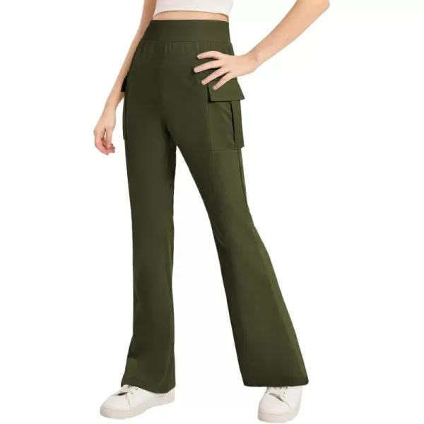 blibean Girls 2024 Flare Leg Pants Teen Uniform Bell Bottoms Size 6-15 Years