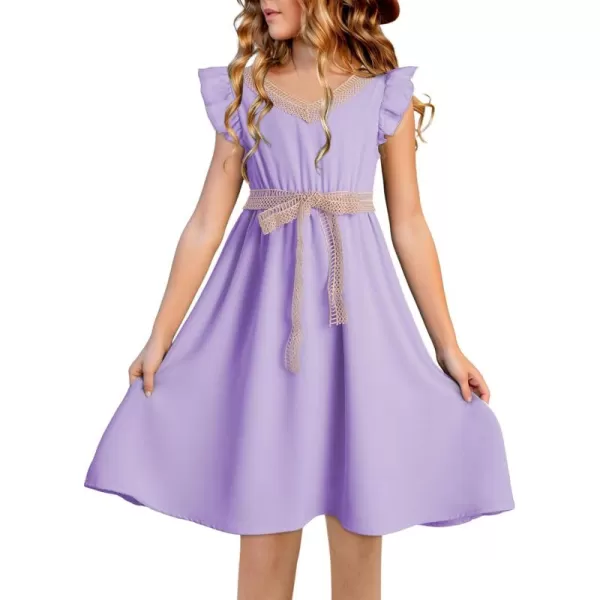 blibean Tween Girls Elegant Dresses Kids Semi Formal Dress Size 6-15 Years