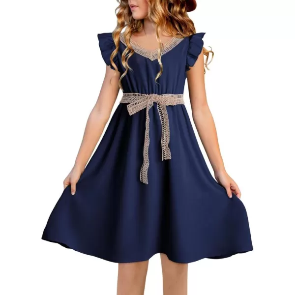 blibean Tween Girls Elegant Dresses Kids Semi Formal Dress Size 6-15 Years
