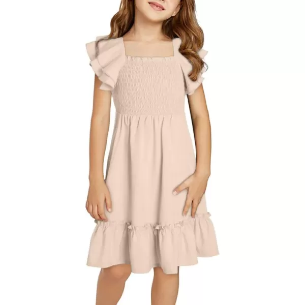 blibean Tween Girls Elegant Ruffle Sleeve Dresses Size 6-15 Years
