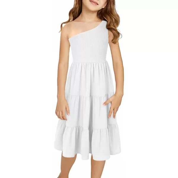 blibean Tween Girls One-Shoulder Dresses Size 6-15 Years Old