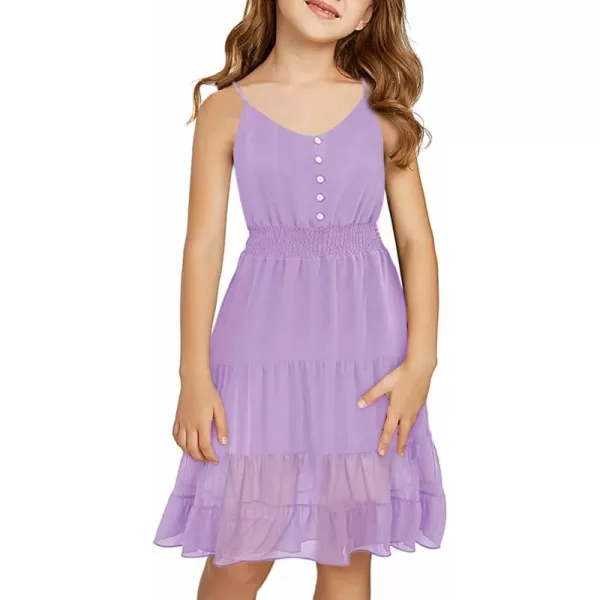 blibean Tween Girls Sundress Adjustable Strap Dress Size 4-13 Years