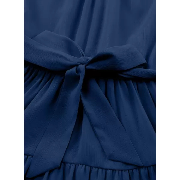 blibean Tween Girls Elegant Dresses Kids Summer Ruffle Sleeve Dress Size 4-15 Years Old