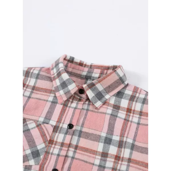blibean Unisex Girl Boy Fall Long Sleeve Plaid Shirt Top Kid Size 6-15 Years Old